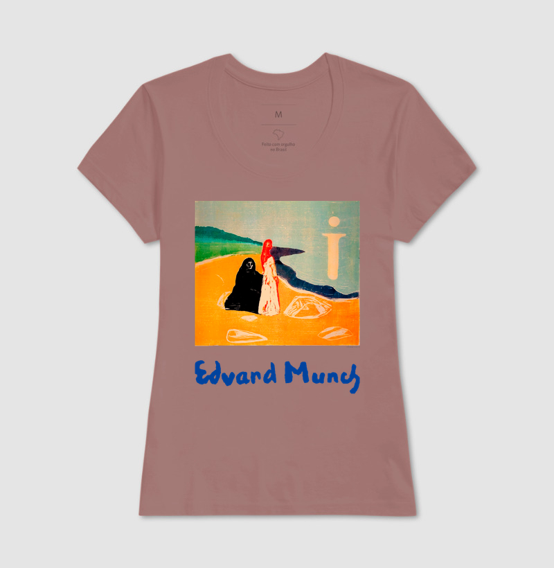 Camiseta Edvard Munch Duas Mulheres Na Praia - Imagem 17