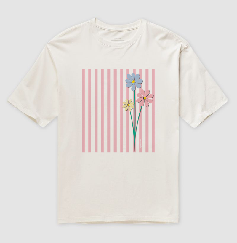 FLOR ROSA 02 - Oversized - Imagem 4