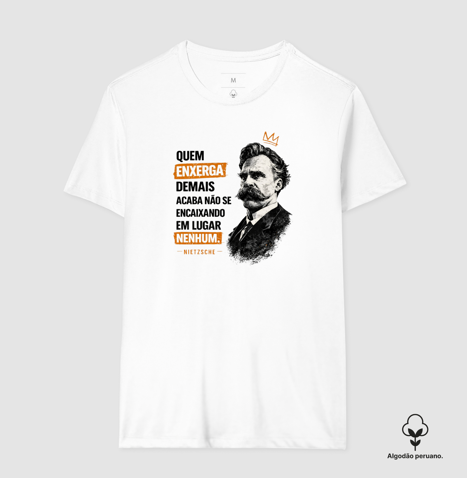Filosofia Frase de Nietzsche "Quem enxerga demais" - Imagem 3