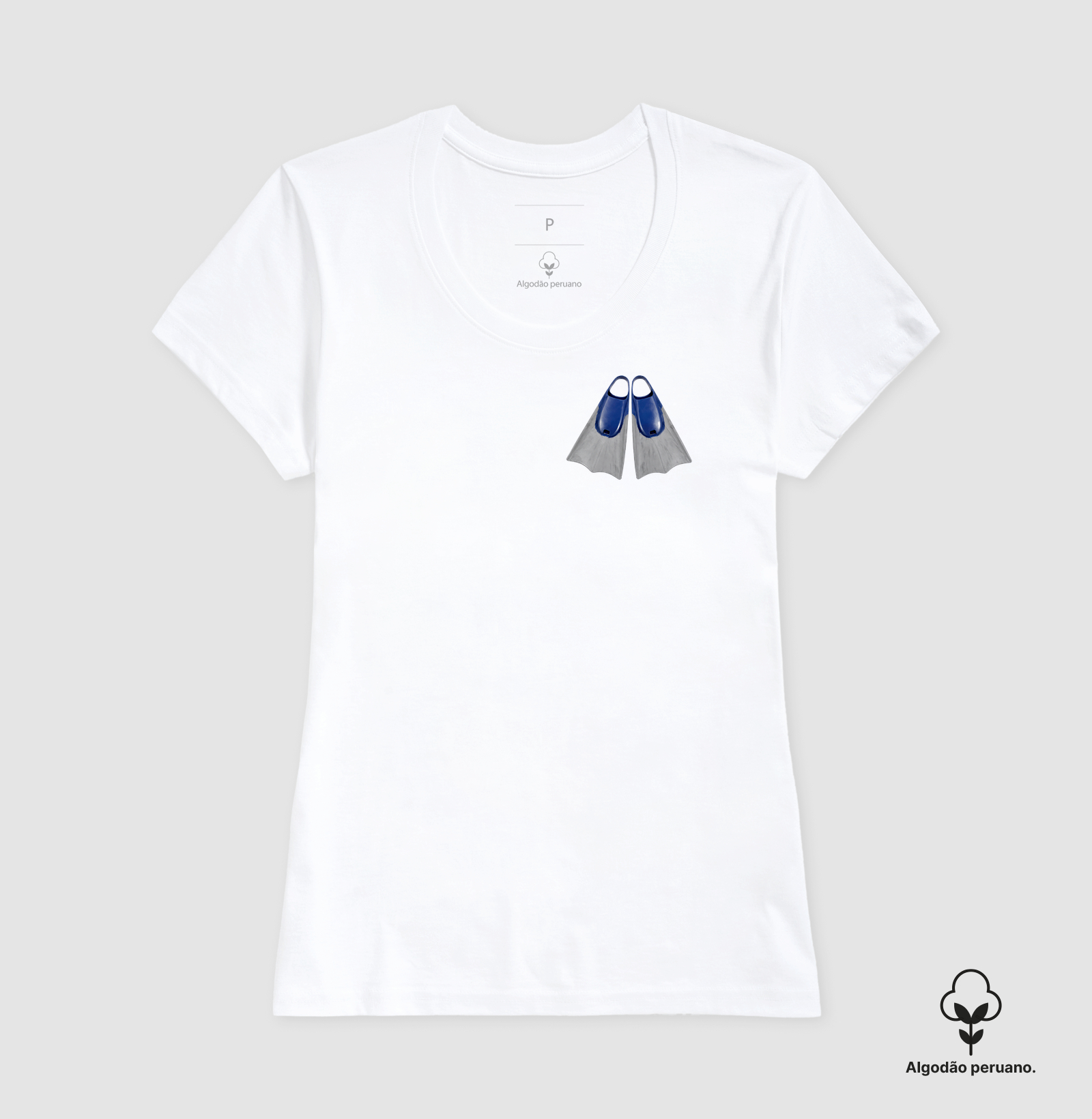 Camiseta Algodão Peruano - Raia Nove - Nadadeira - Imagem 7