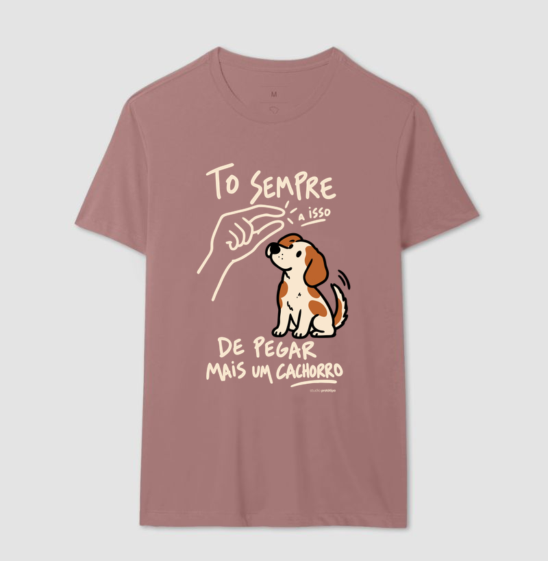 Camiseta Tô Sempre a Isso de Pegar Mais um Cachorro - Imagem 16