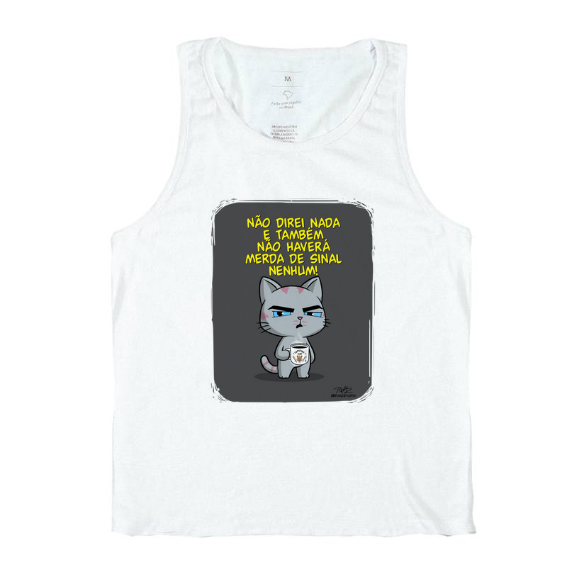 Camiseta Gato Sincero Sinal Nenhum - Imagem 2