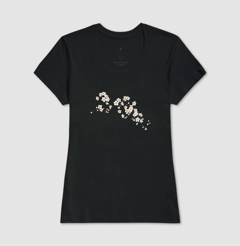 Camiseta Flores de Sakura - Imagem 4