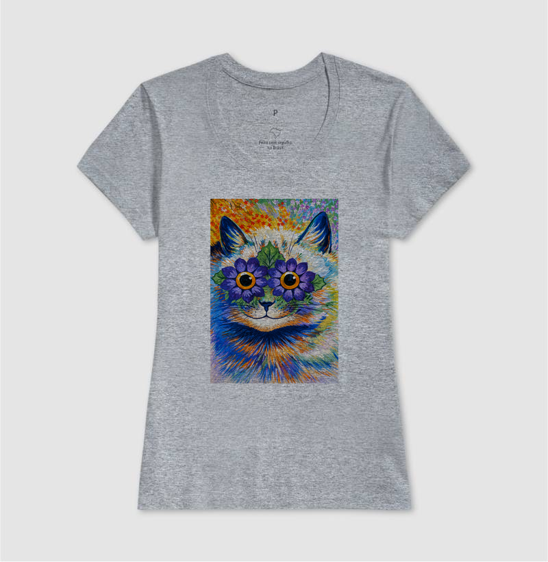 Psychedelic Flower Cat -  Louis Wain - Imagem 9
