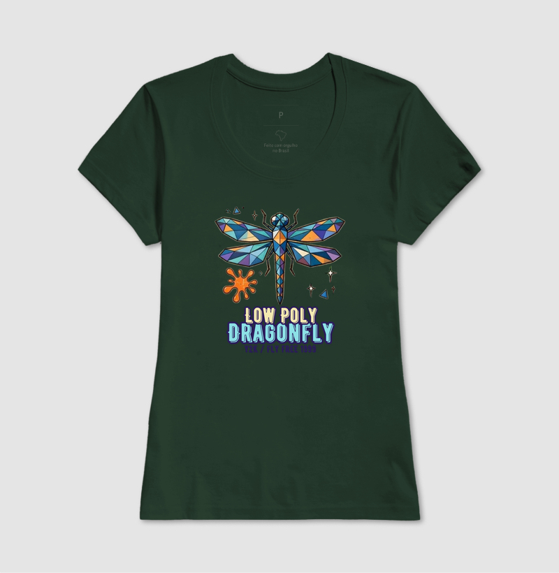 Camiseta Y2K Low Poly Dragonfly - Imagem 13