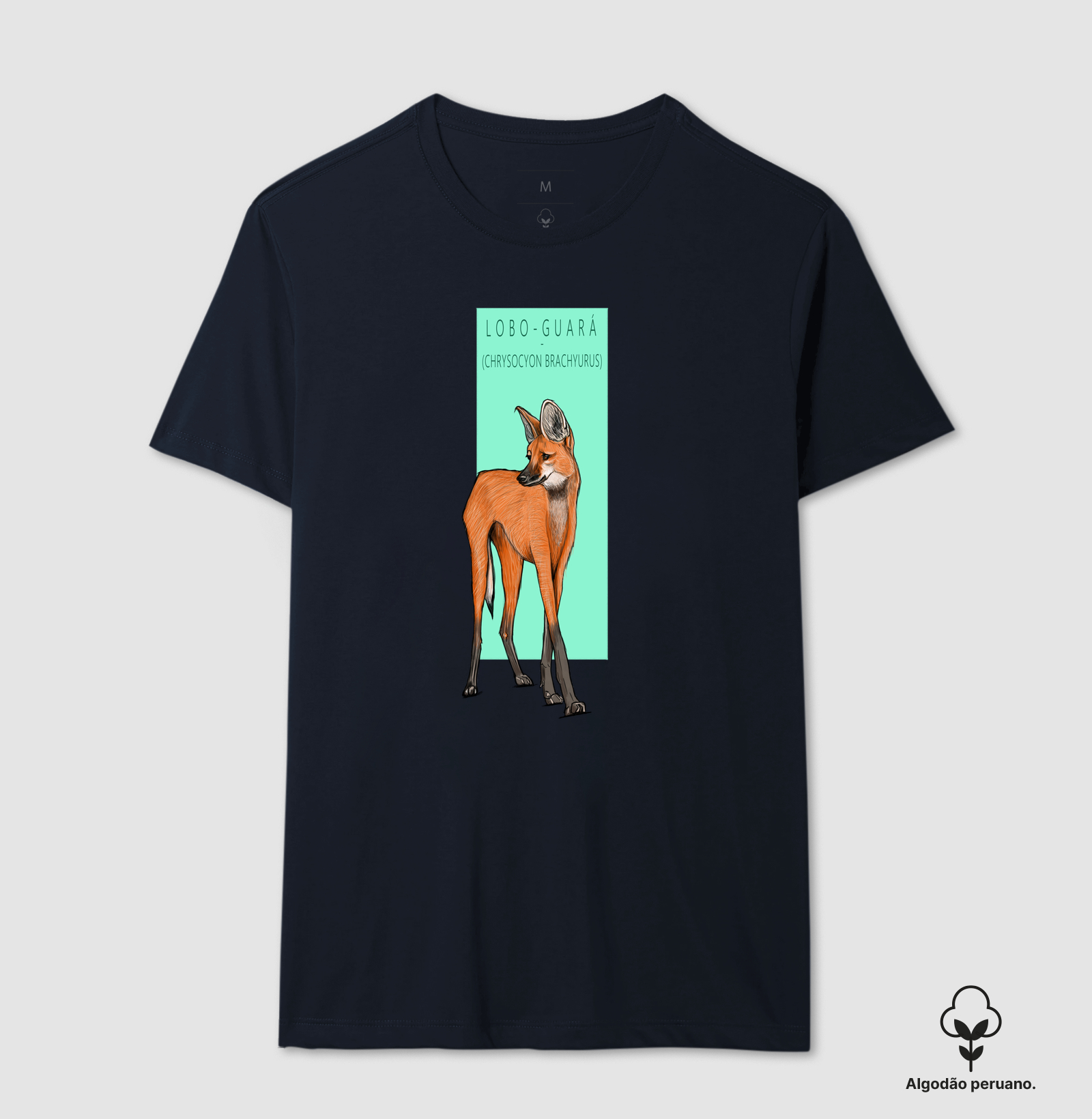 Camiseta Algodão Peruano Lobo-guará - Imagem 5