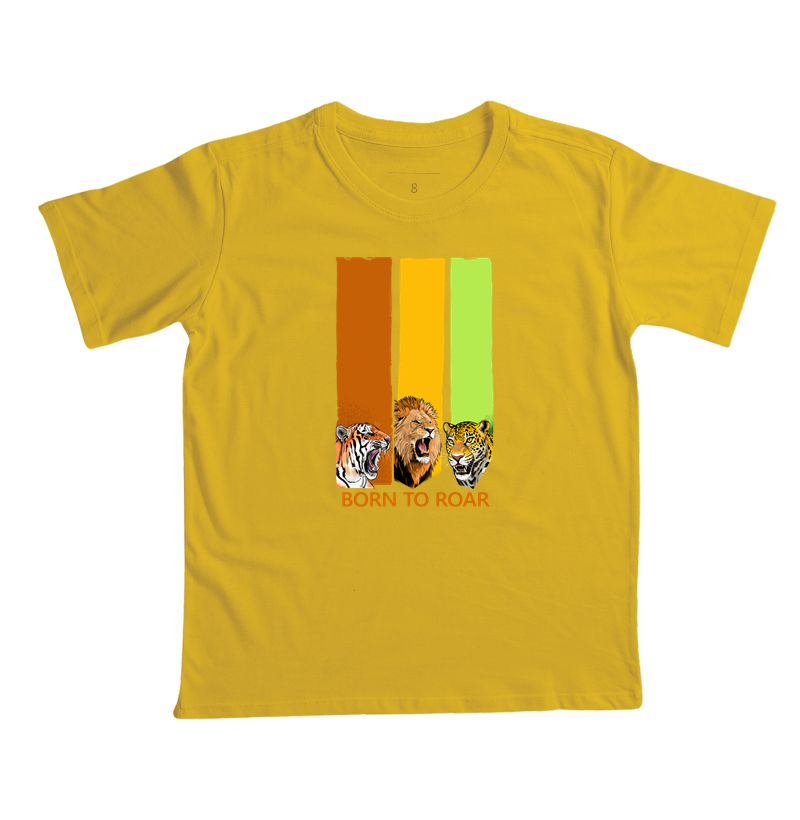 Camiseta Infantil Born to Roar (Nascido para Rugir) - Imagem 4