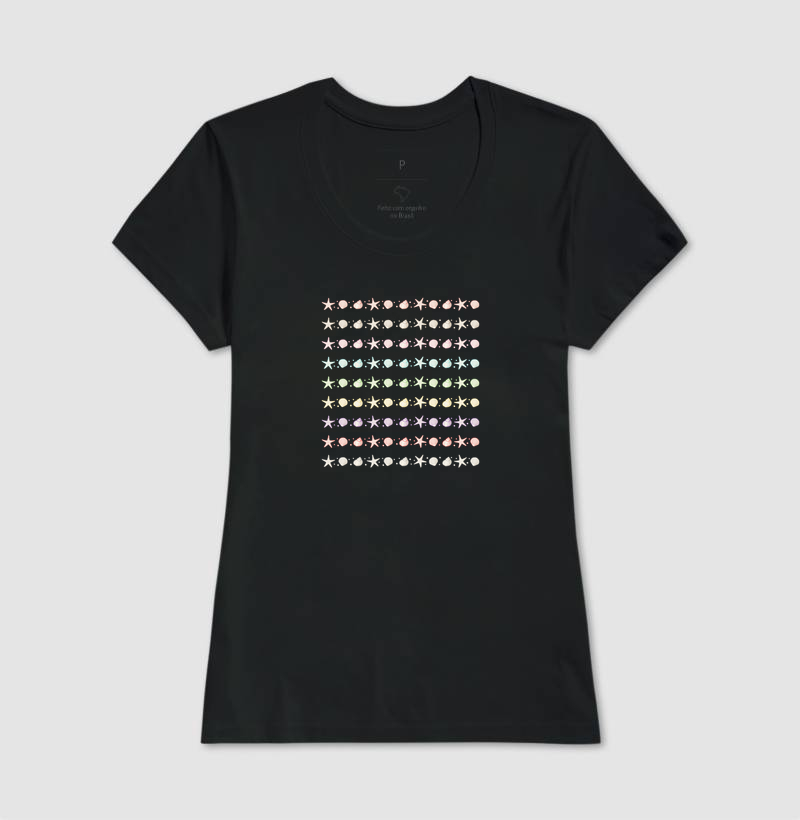 Camiseta conchas do mar | OxenteWear - Imagem 3