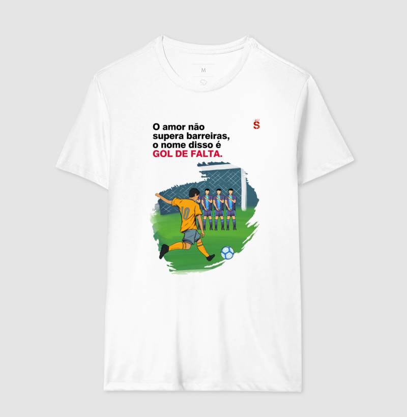 O amor não supera barreiras, o nome disso é gol de falta