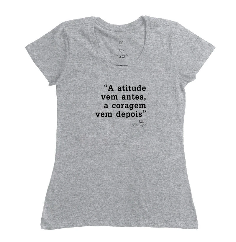 Camiseta Atitude e Coragem - Imagem 7