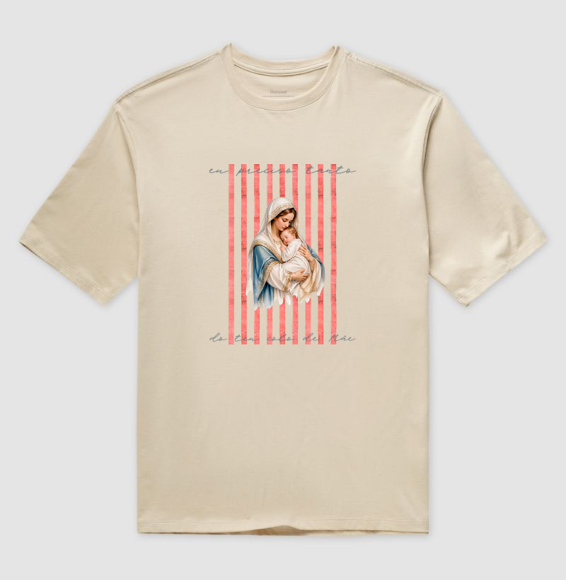 Camiseta Oversized Eu Preciso Tanto do Teu Colo de Mãe - Imagem 3