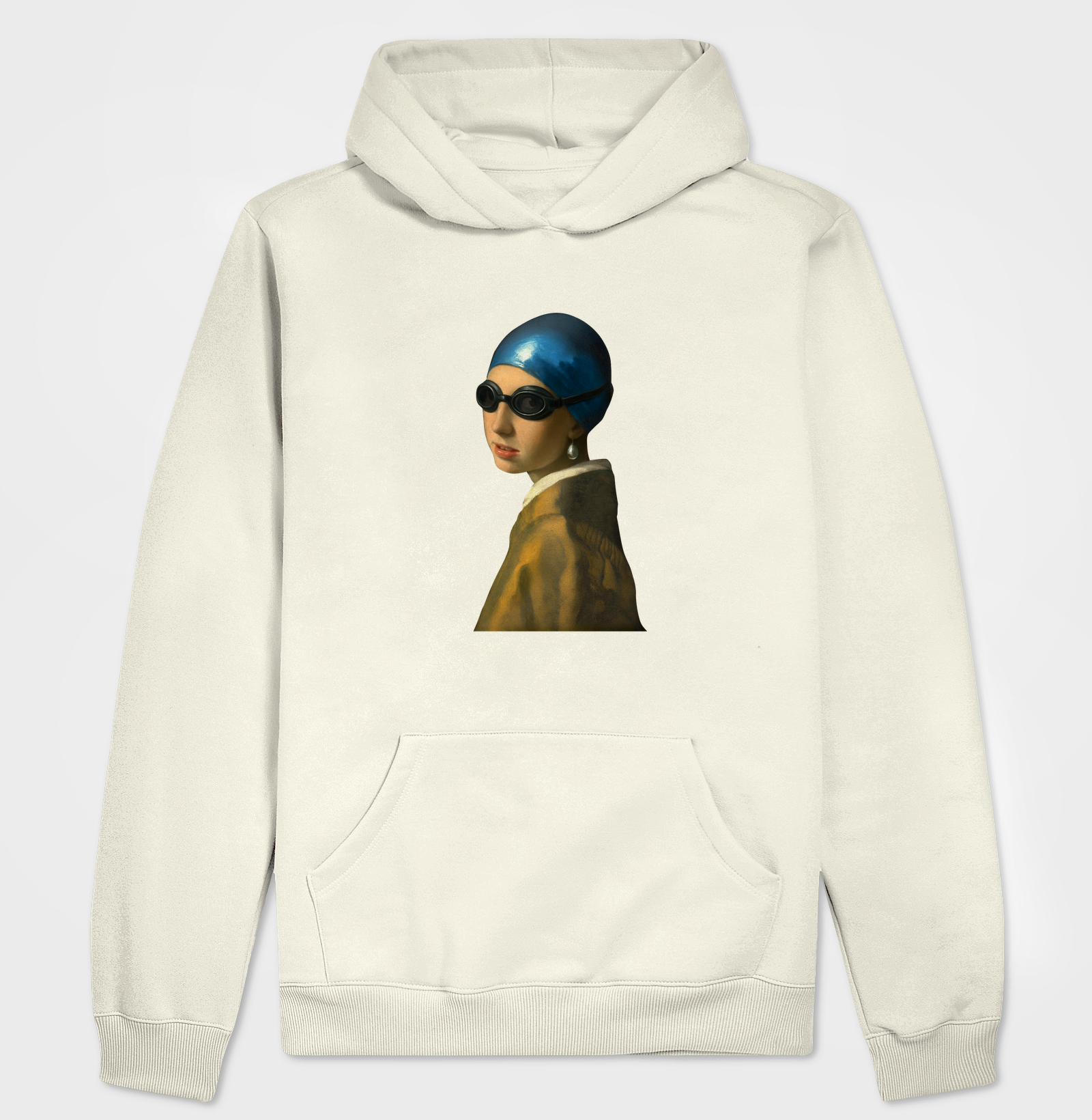 Hoodie Moletom Natação - A Moça com Toca e Óculos - Imagem 3
