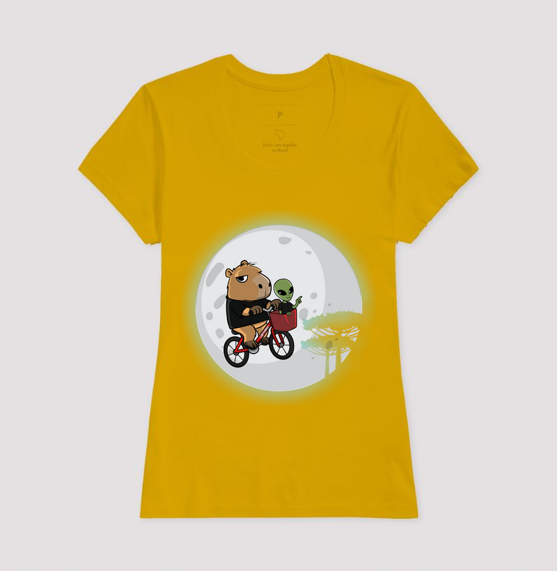 Camiseta Capivara Extraterrestre retro - Imagem 11