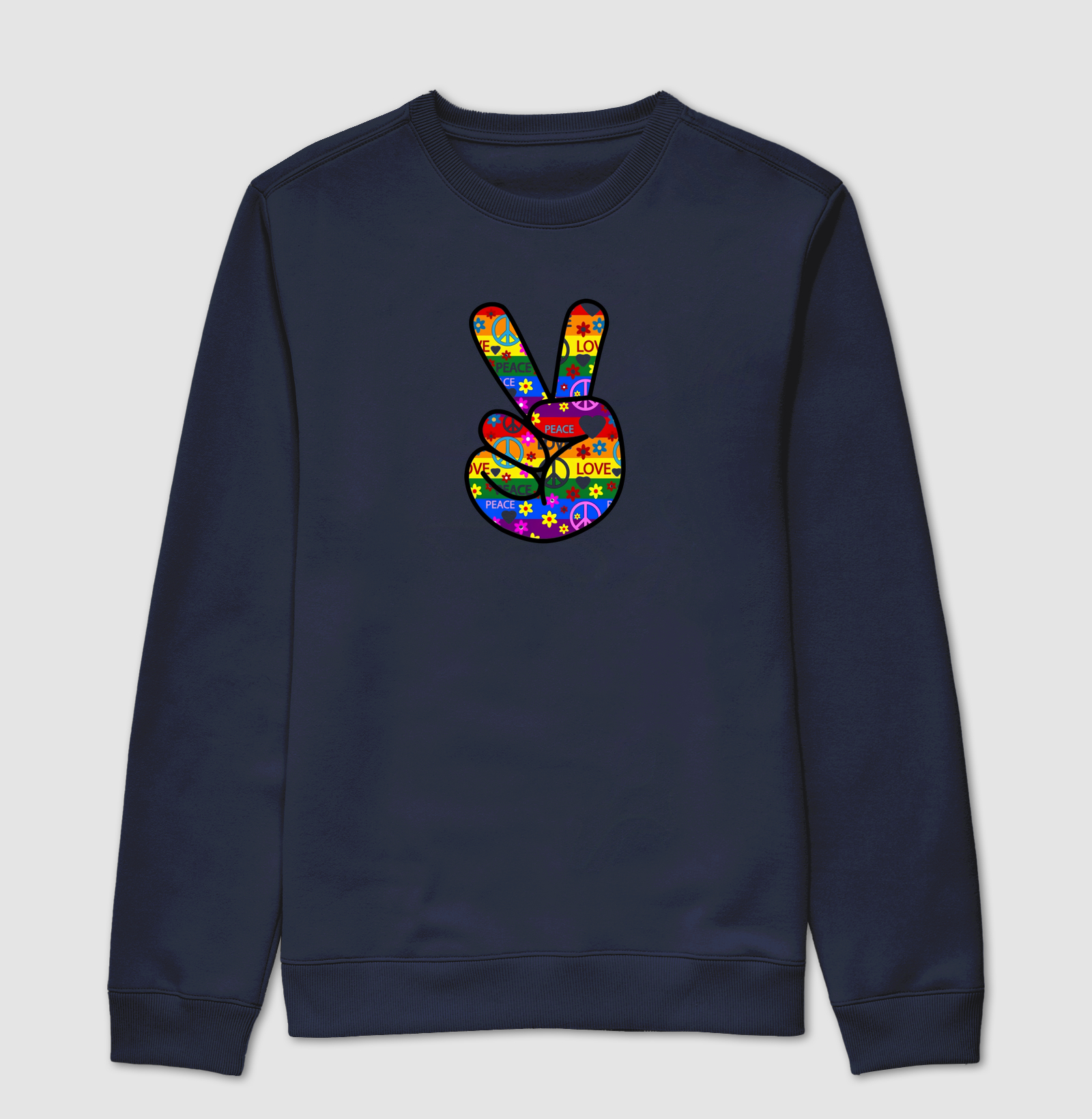 Camiseta Paz e Amor Retro - Imagem 5
