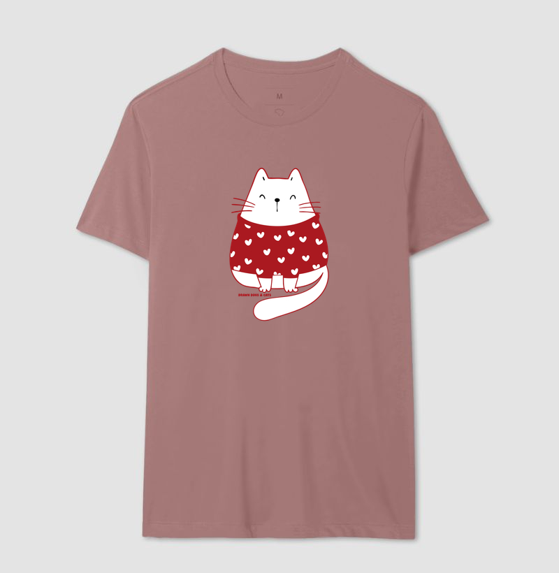 Gata branca de suéter vermelho - Imagem 17