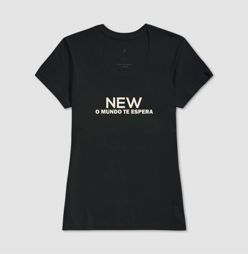 Camiseta NEW · O Mundo Te Espera - Imagem 3