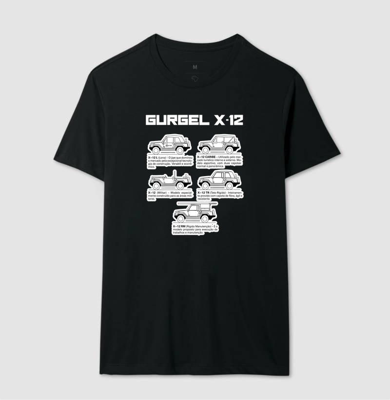 Camiseta Gurgel X-12 II | Escura | AMMAR - Imagem 2