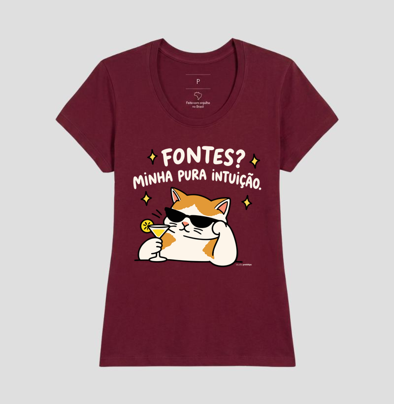 Camiseta Fontes? Minha Pura Intuição - Imagem 19
