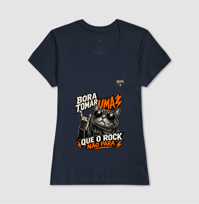 Camiseta Rock Cat – Estampa Gato Rockeiro de Óculos e Jaqueta - Imagem 7