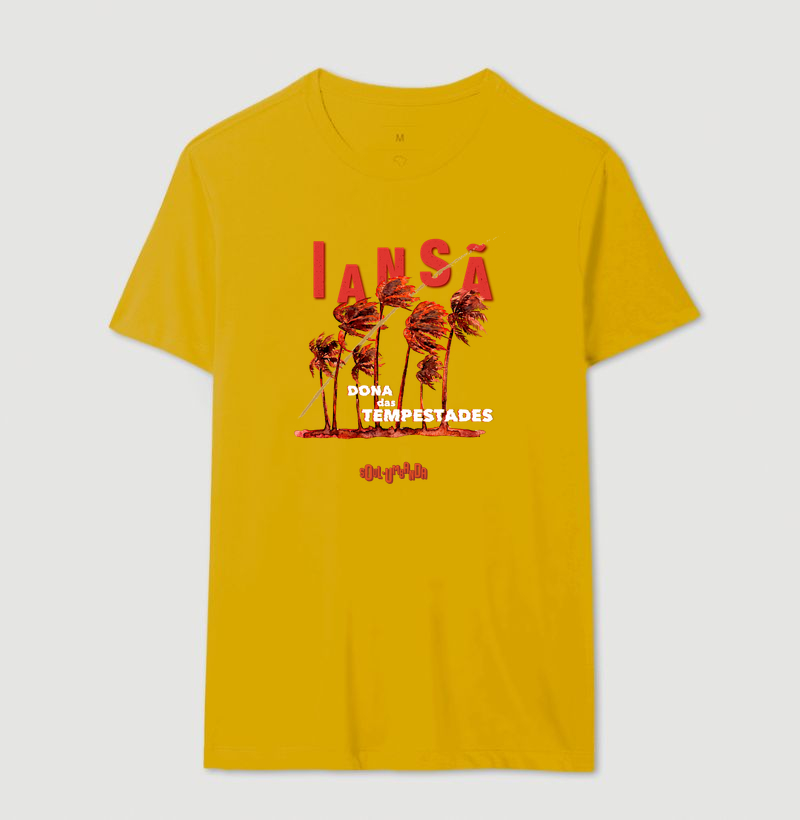 camiseta IANSÃ dona das tempestades masculina - Imagem 8