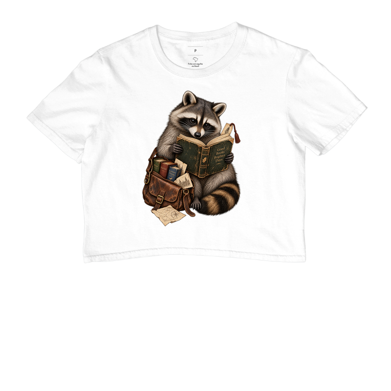Camiseta Guaxinim Leitor - Imagem 3