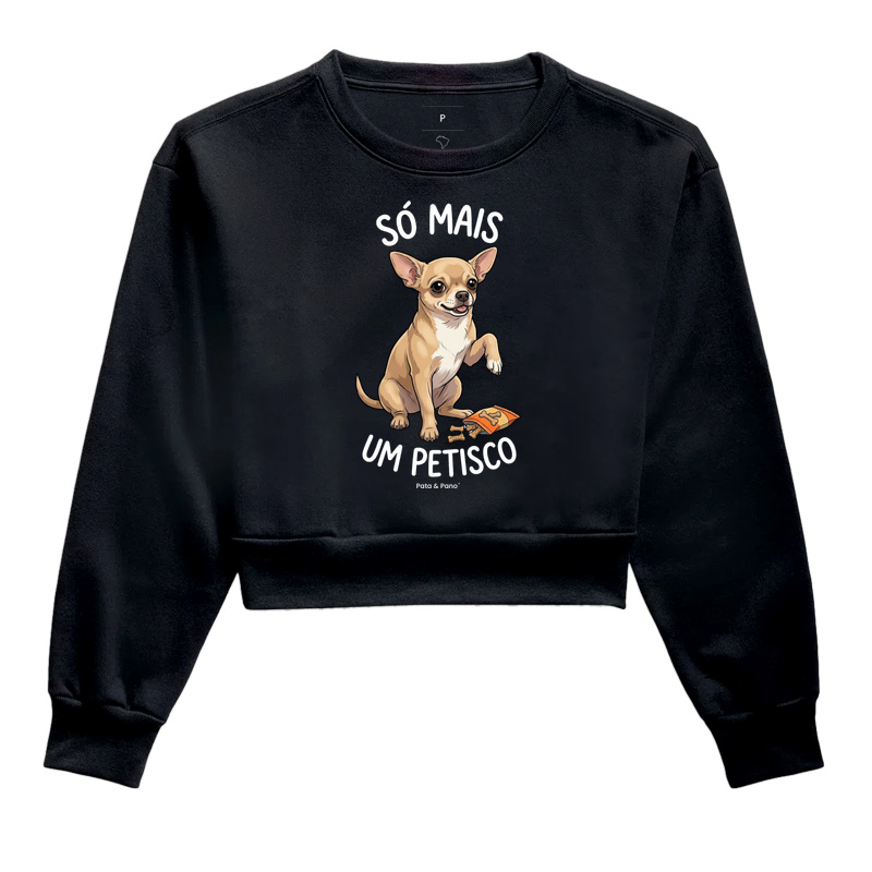 CROPPED MOLETOM CHIHUAHUA PETISCO - Imagem 2