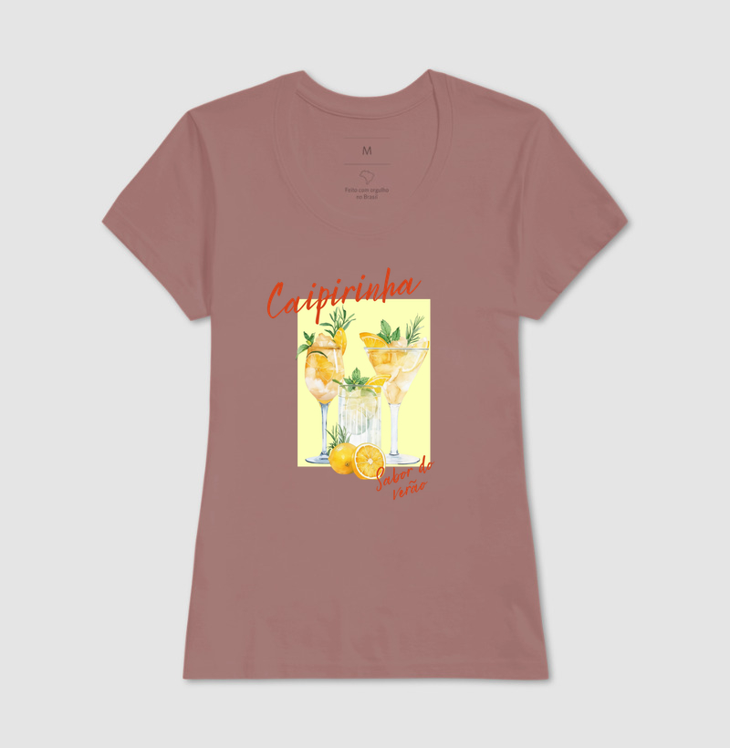 Camiseta Algodão Premium Caipirinha – Sabor do Verão - Imagem 15