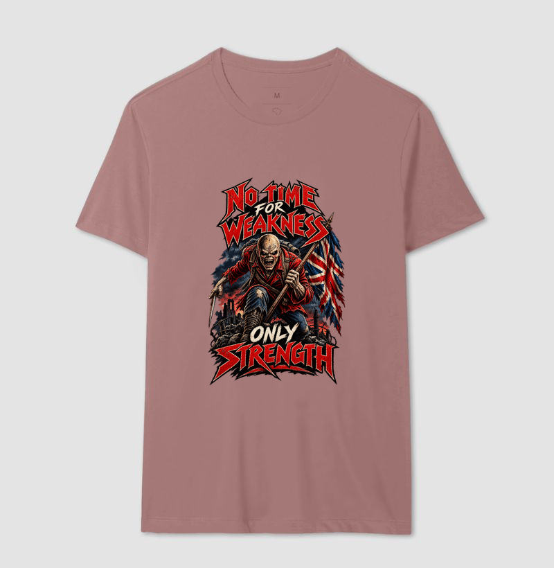 Camiseta Heavy Metal No Time for Weakness - Imagem 12