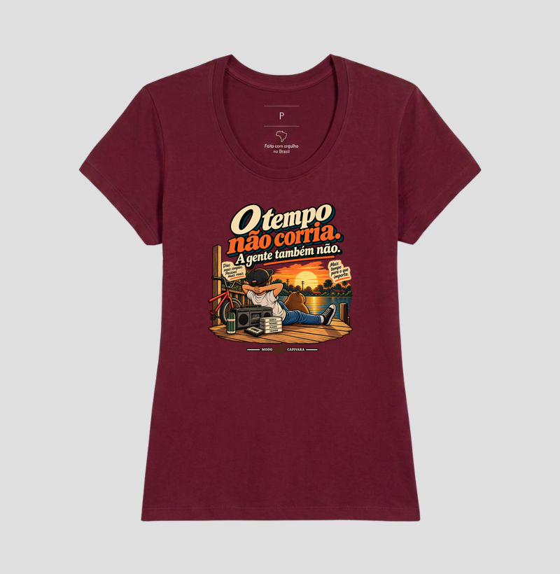 O TEMPO NÃO CORRIA. A GENTE TAMBÉM NÃO - Modo Capivara - Camiseta - Imagem 19