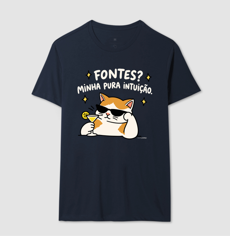 Camiseta Fontes? Minha Pura Intuição - Imagem 6