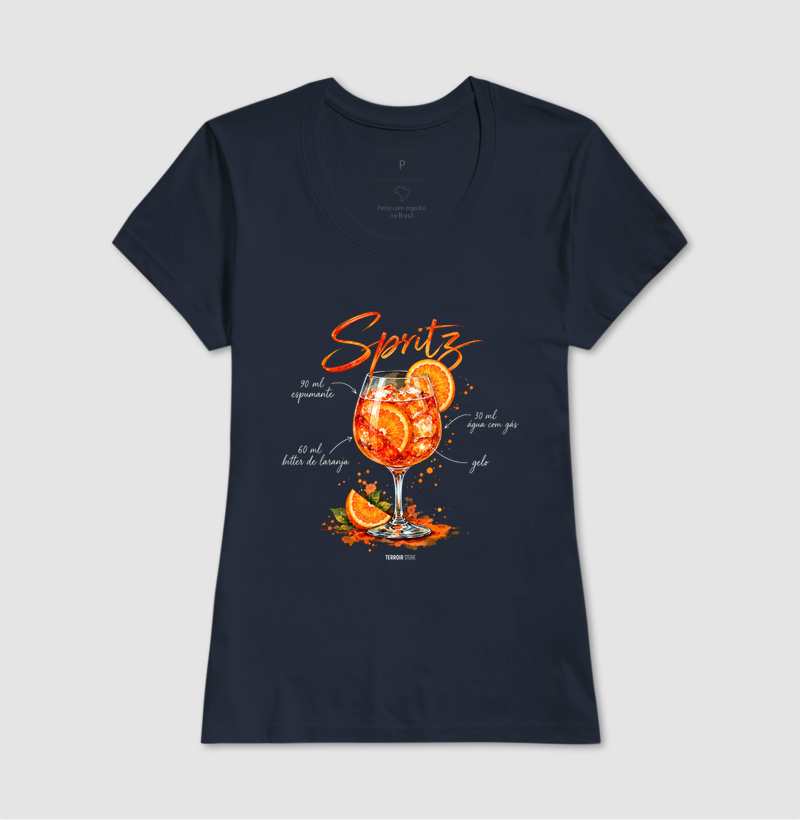 Camiseta Spritz – Drink com Espumante e Bitter de Laranja - Imagem 7