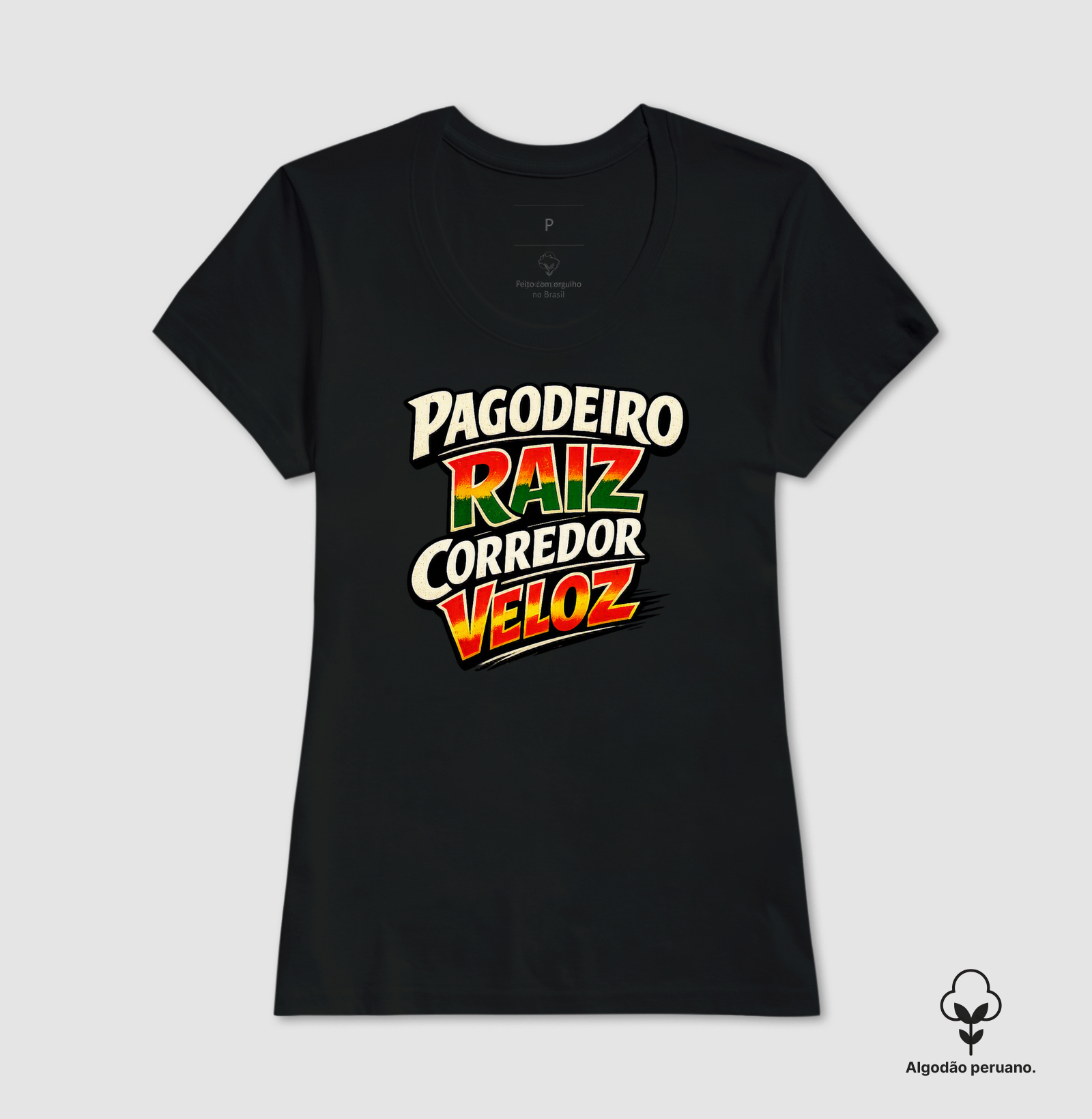 camiseta pagodeiro raiz, corredor veloz - Imagem 8