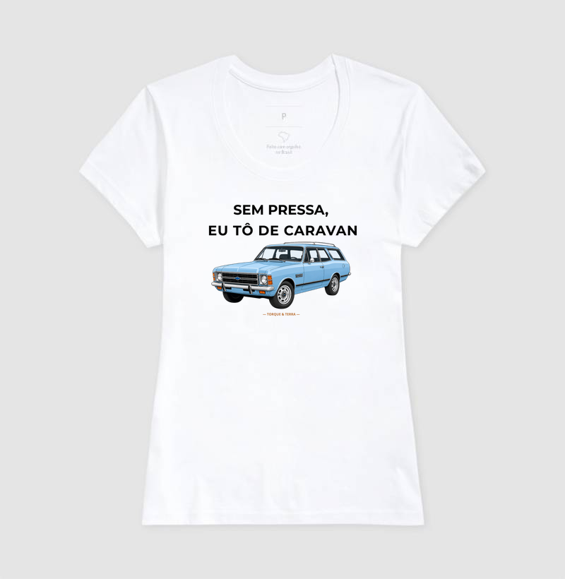 Sem pressa, eu tô de Caravan - azul claro - Imagem 5