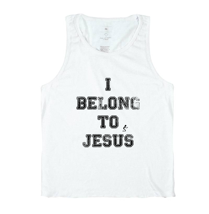 Regata Cristã I Belong to Jesus Pertenço a Jesus - Imagem 2