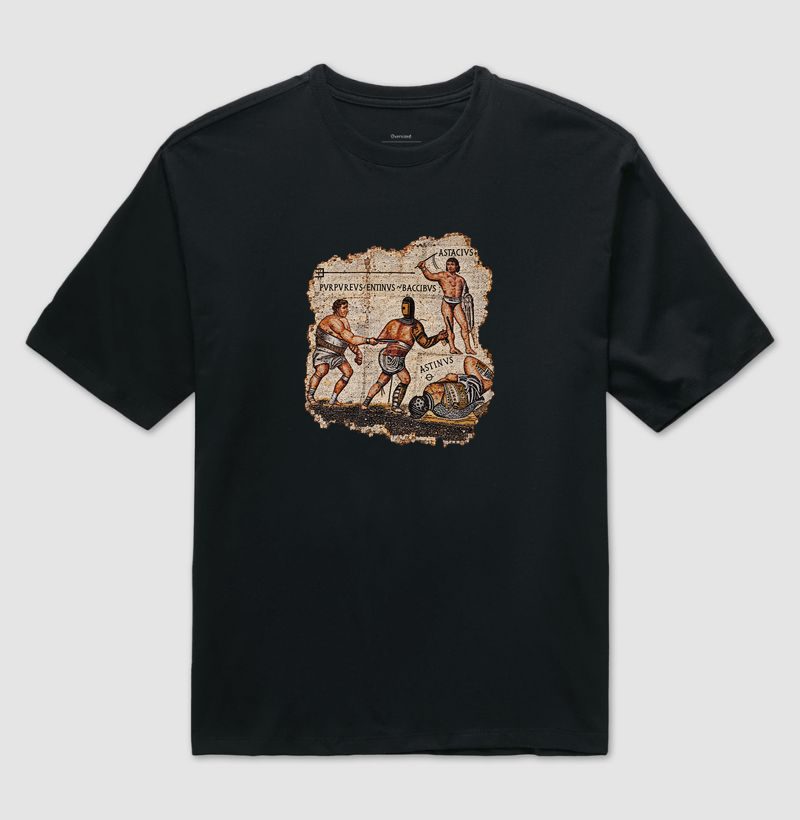 Gladiadores de Roma — Mosaico Borghese - Imagem 3