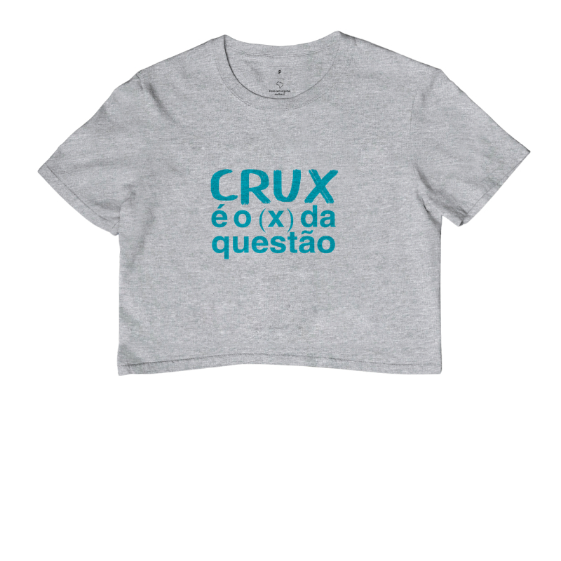 Camiseta Cropped Falésia & Magnésio | Crux da Questão - Imagem 7