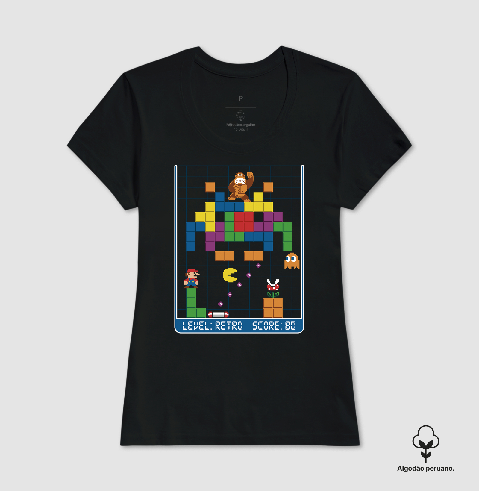 Camiseta Algodão Peruano Level Nostalgia - Imagem 3