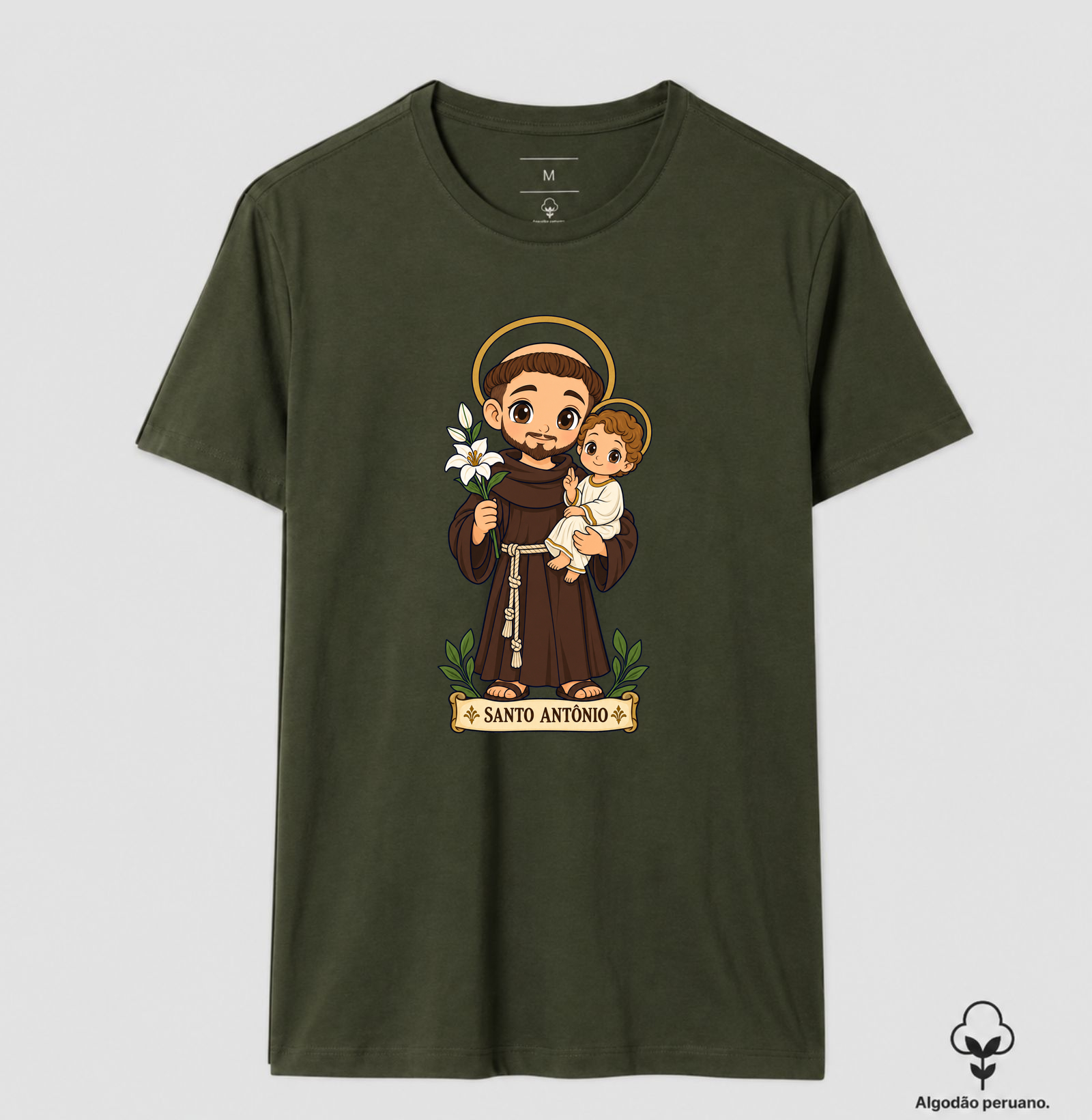 Santo Antonio estilo chibi - Imagem 5