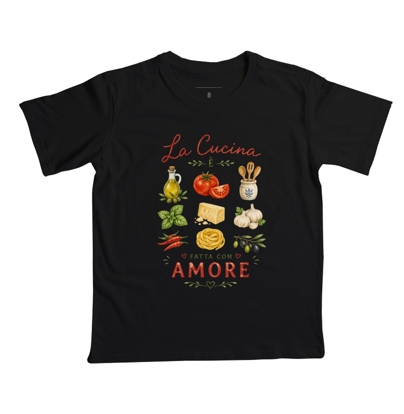 Camiseta Kids Cucina e Amore - Imagem 7