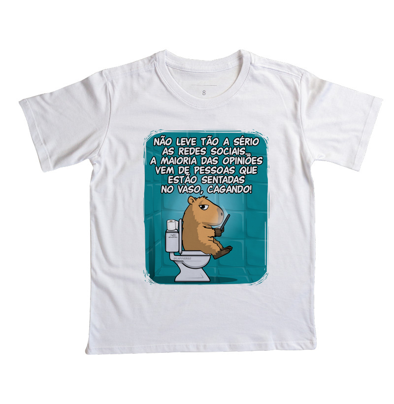 Camiseta Capivara Banheiro - Imagem 2