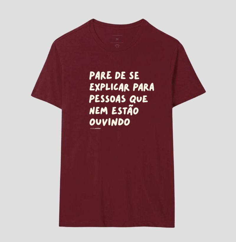 Camiseta Pare de Se Explicar - Imagem 18