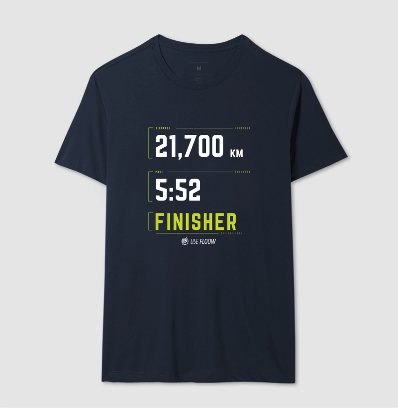 Camiseta Meia Maratona - Finisher 21,7 K Pace 5:52 - Imagem 6