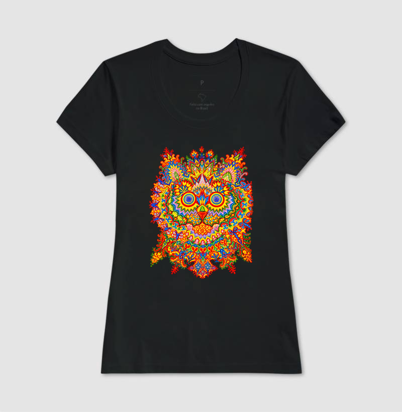 Sem Título (Psychedelic Cat) - Louis Wain - Imagem 3