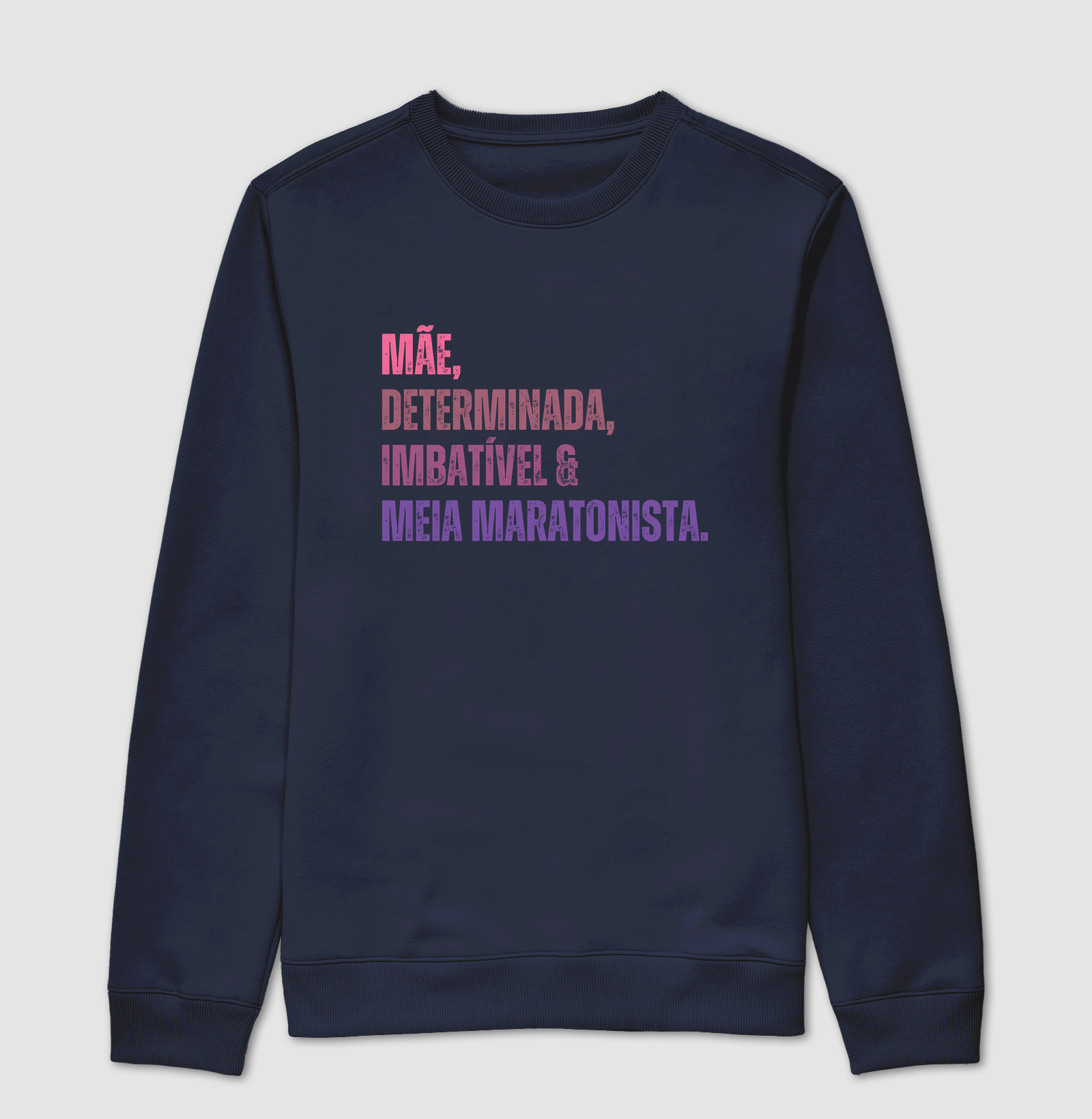 Moletom Corrida - Mãe, Determinada, Imbatível e Meia Maratonista - Imagem 5