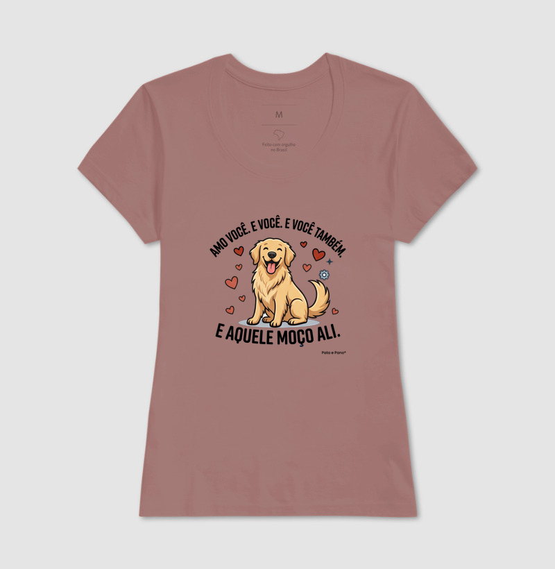 CAMISETA GOLDEN RETRIEVER AMO - Imagem 17