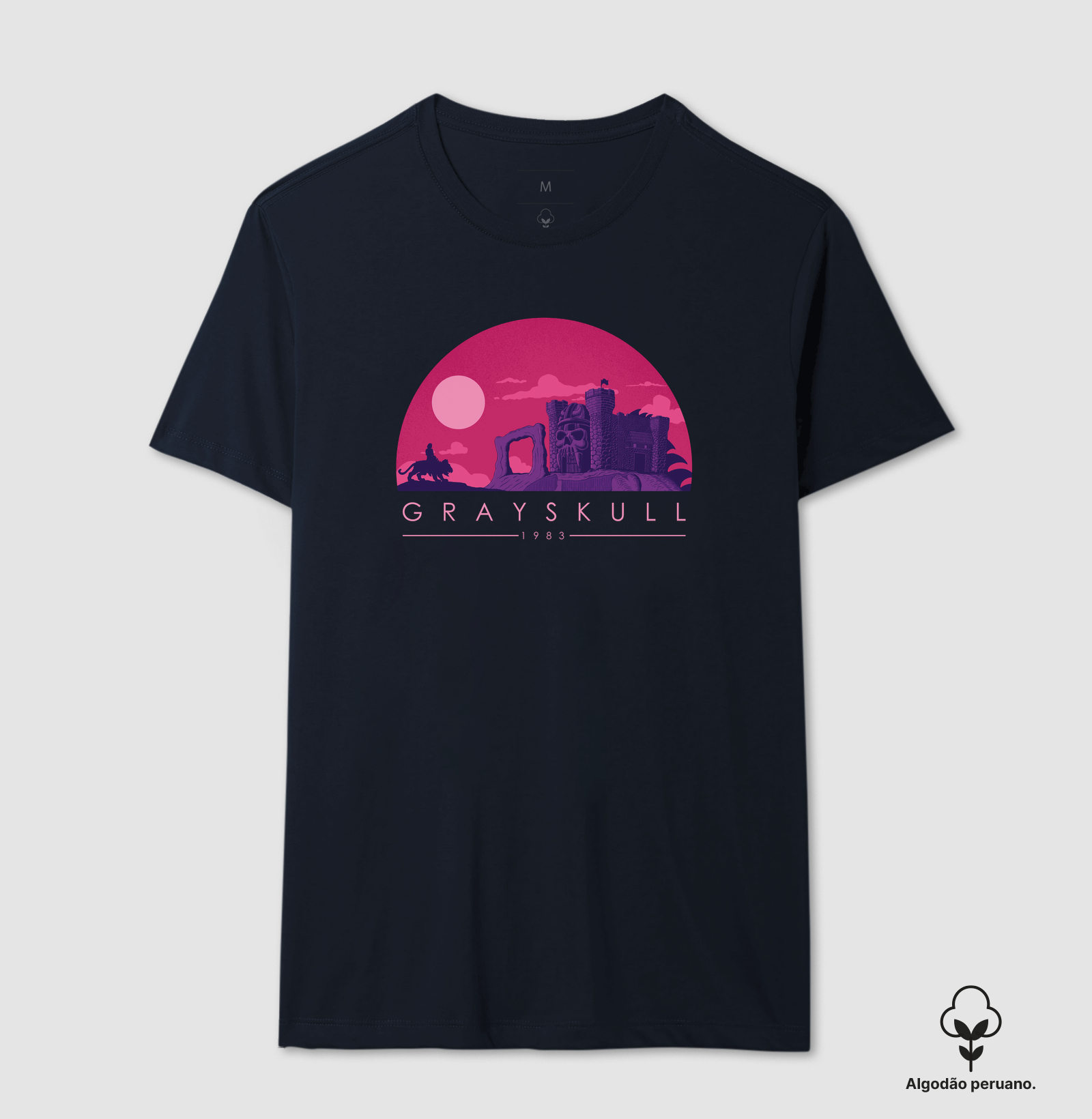 Camiseta Algodão Peruano Grayskull 1983 - Imagem 7