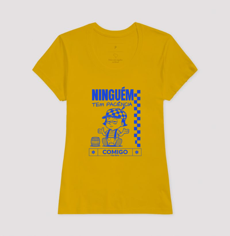 Camiseta Ninguém tem paciência comigo  - Imagem 15