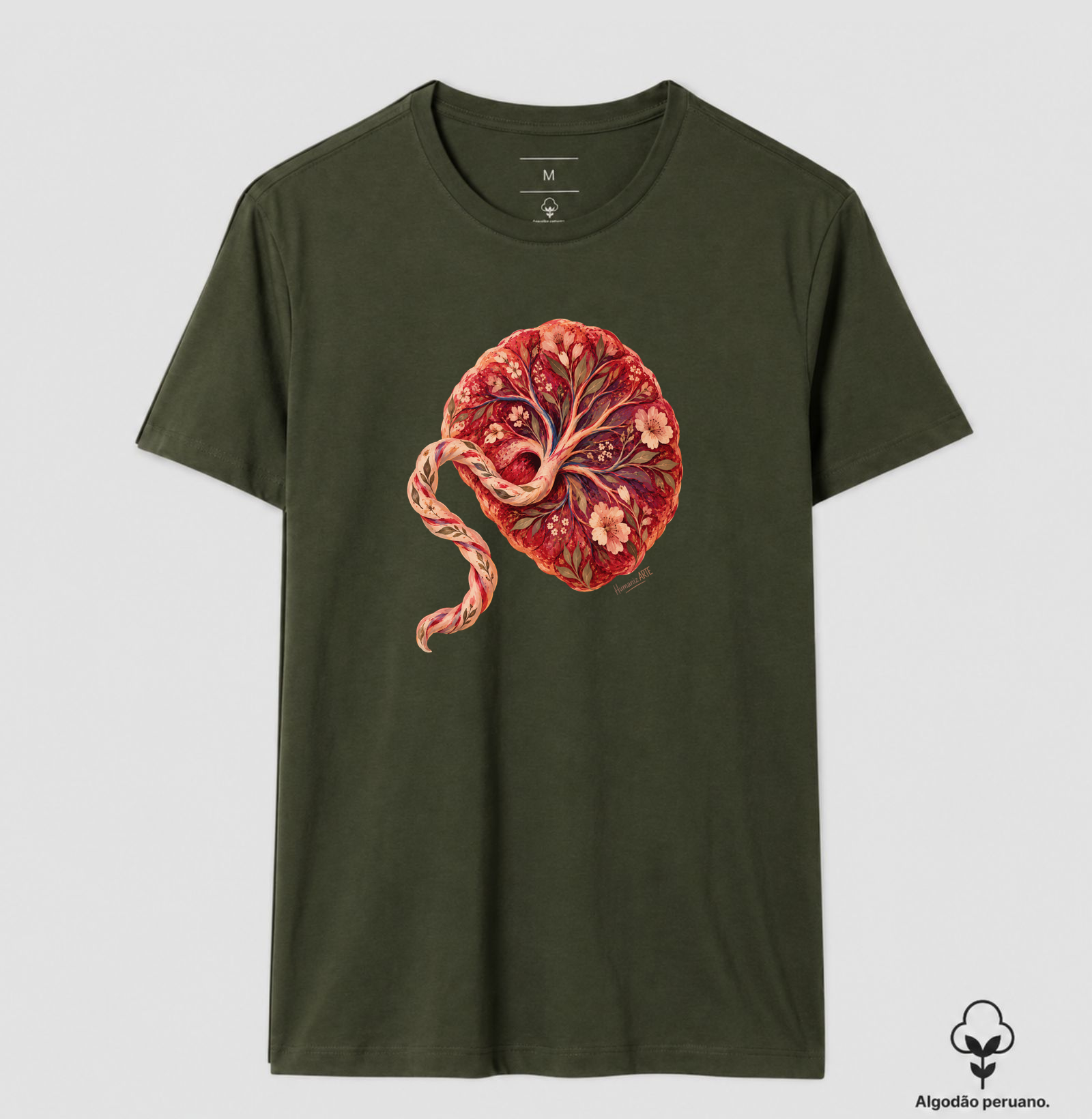 Placenta Árvore da Vida Algodão Peruano - Imagem 11