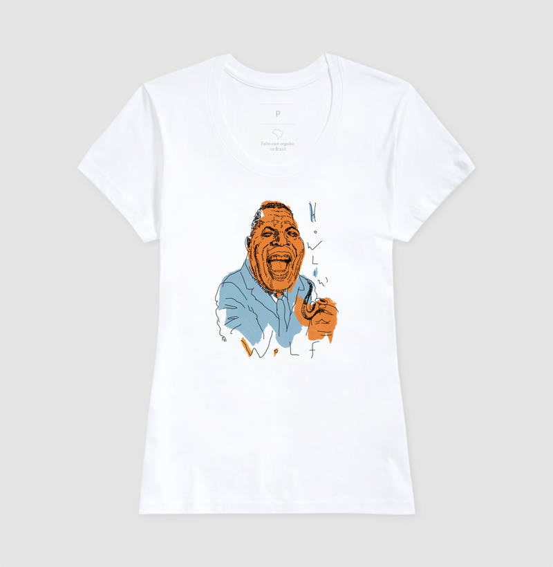 Howlin' Wolf com cachimbo - Tinta e Nanquim - Imagem 5