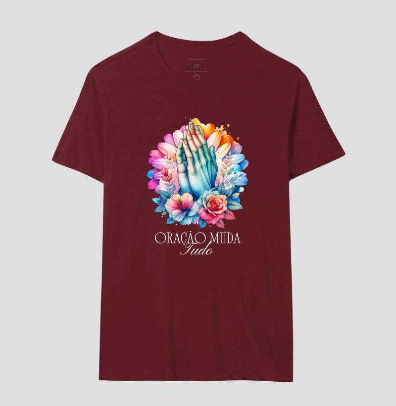 Camiseta Oração Muda Tudo - Imagem 11